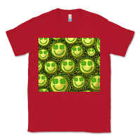 Red st. patrick's day lucky face Classic Tee - RanaPortraitStore
