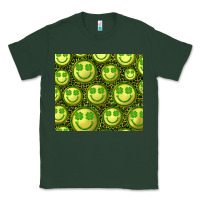 Sports Green st. patrick's day lucky face Classic Tee - RanaPortraitStore