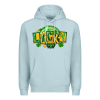 Blue Mist St. Patrick's Day lucky Premium Hoodie - FaDigitalArtStudio