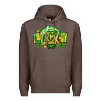 Coffee St. Patrick's Day lucky Premium Hoodie - FaDigitalArtStudio