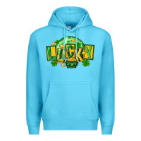 Ocean Blue St. Patrick's Day lucky Premium Hoodie - FaDigitalArtStudio