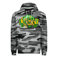 Slate Camo St. Patrick's Day lucky Premium Hoodie - FaDigitalArtStudio