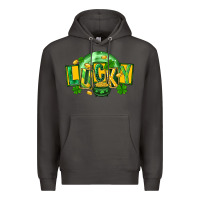 Smoke St. Patrick's Day lucky Premium Hoodie - FaDigitalArtStudio