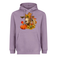Lavender fall goat Heavyweight Hoodie - LillyAllenDesigns