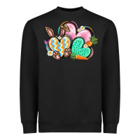 Black Easter heart Easter Day Heavyweight Sweatshirt - CowGirlArtShop