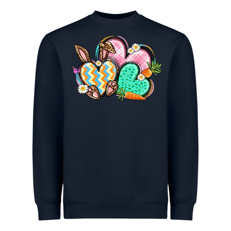 Easter Heart Easter Day Heavyweight Sweatshirt by CowGirlArtShop | Teevron