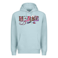 Blue Mist valentine's day nurse Premium Hoodie - RanaPortraitStore