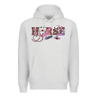 Dove Grey valentine's day nurse Premium Hoodie - RanaPortraitStore