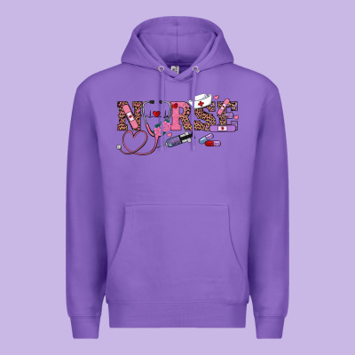 Valentine's Day Nurse Premium Hoodie Designed By Ranaportraitstore