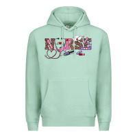 Seafoam valentine's day nurse Premium Hoodie - RanaPortraitStore