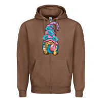 Chestnut Easter Gnome Zipper Hoodie - BundleAndBundleShop