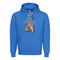 True Royal Easter Gnome Zipper Hoodie - BundleAndBundleShop