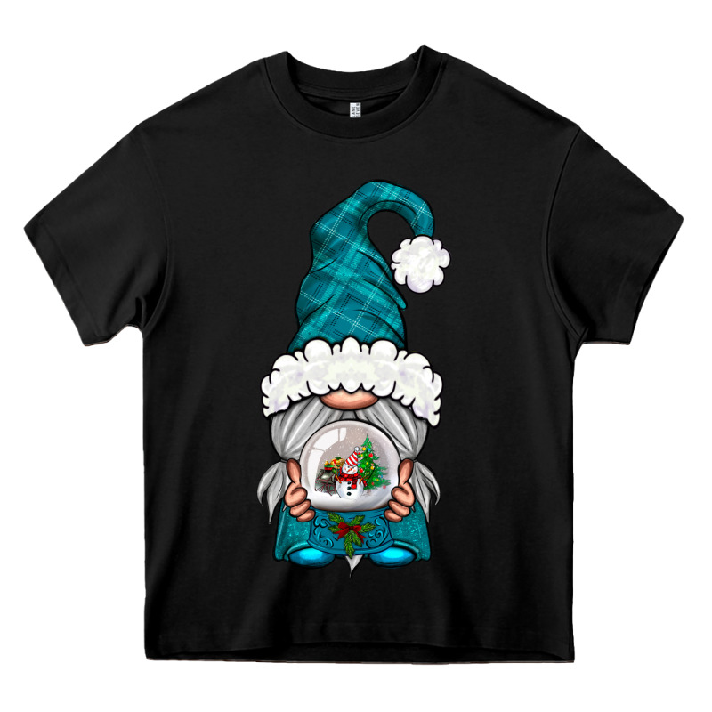 Winter Gnome With Snow Globe Heavy Core Tee by NancyCooperArtShop | Teevron