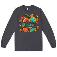 Smoke Blessed pumpkin Long Sleeve Tee - NancyCooperArtShop