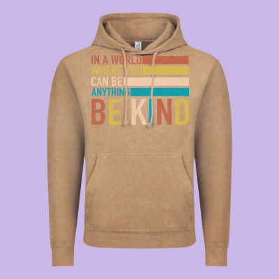 Be Kind Vintage Hoodie Designed By Bettercallsaul