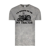 Cloud Rock I D Rather Be On My Tractor Vintage Tee - Bettercallsaul