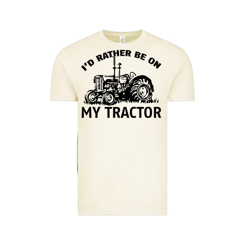 I D Rather Be On My Tractor Vintage Tee by Bettercallsaul | Teevron