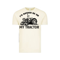 Vintage Arctic I D Rather Be On My Tractor Vintage Tee - Bettercallsaul