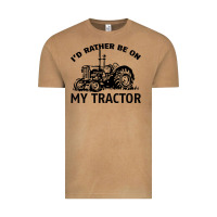 Vintage Camel I D Rather Be On My Tractor Vintage Tee - Bettercallsaul