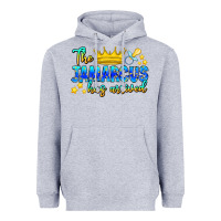 Heather Grey The Jamarcus Has Arrived Heavyweight Hoodie - CowhideDigitalArt