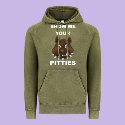 Show Me Your Pitties Vintage Hoodie Designed By Bettercallsaul