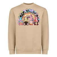 Mushroom Easter Day rainbow gnomes Heavyweight Sweatshirt - CowGirlArtShop