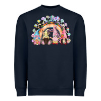 Navy Easter Day rainbow gnomes Heavyweight Sweatshirt - CowGirlArtShop