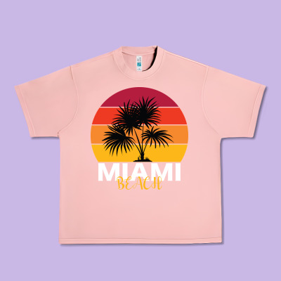 Miami Beach Urban Heavy Tee Designed By Bettercallsaul