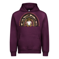 Mauve Wine camouflage gnomes rainbow Urban Hoodie - Artiststas