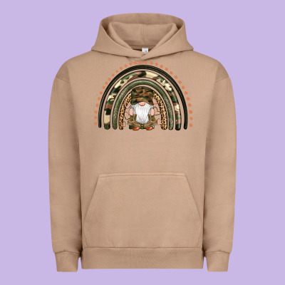 Camouflage Gnomes Rainbow Urban Hoodie Designed By Artiststas