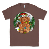 Chestnut Toy Poodle And Farm Classic Tee - RanaPortraitStore