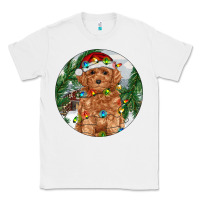 White Toy Poodle And Farm Classic Tee - RanaPortraitStore