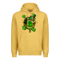 Antique Gold St. Patrick's Day lip Premium Hoodie - FaDigitalArtStudio