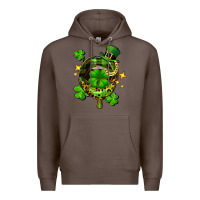 Coffee St. Patrick's Day lip Premium Hoodie - FaDigitalArtStudio