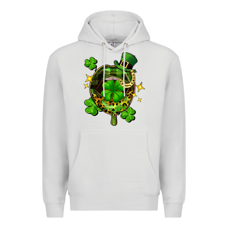 St. Patrick's Day Lip Premium Hoodie by FaDigitalArtStudio | Teevron