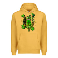 Mustard St. Patrick's Day lip Premium Hoodie - FaDigitalArtStudio