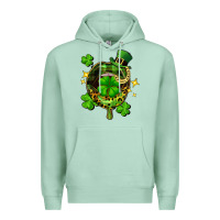 Seafoam St. Patrick's Day lip Premium Hoodie - FaDigitalArtStudio