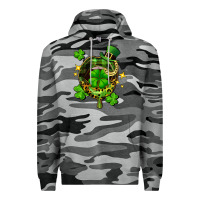 Slate Camo St. Patrick's Day lip Premium Hoodie - FaDigitalArtStudio