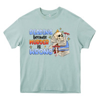 Arona reading because murder is wrong Heavy Core Tee - MaliasSmallBusiness