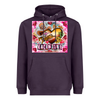 Plum Be Mine Valentine Heavyweight Hoodie - CowhideDigitalArt