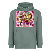 Sage Be Mine Valentine Heavyweight Hoodie - CowhideDigitalArt