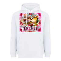 White Be Mine Valentine Heavyweight Hoodie - CowhideDigitalArt
