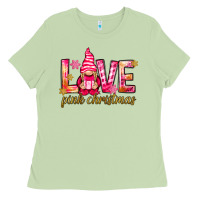 Matcha love pink christmas gnome Ladies Tee - NancyCooperArtShop