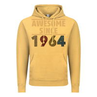 Vintage Mustard Awesome Since 1964 Vintage Hoodie - Bettercallsaul