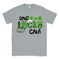Heather Grey St. Patrick's Day One Lucky Cna Classic Tee - RanaPortraitStore