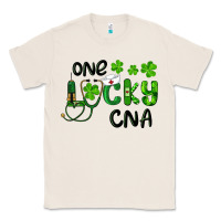 Natural St. Patrick's Day One Lucky Cna Classic Tee - RanaPortraitStore