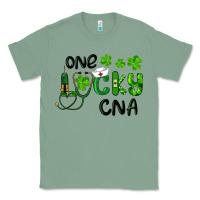 Sage St. Patrick's Day One Lucky Cna Classic Tee - RanaPortraitStore