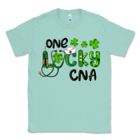 Seafoam St. Patrick's Day One Lucky Cna Classic Tee - RanaPortraitStore