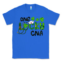True Royal St. Patrick's Day One Lucky Cna Classic Tee - RanaPortraitStore
