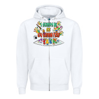 White Normal Is Overrated Zipper Hoodie - FaDigitalArtStudio